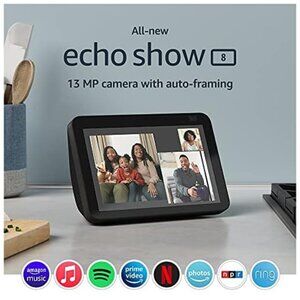 NEW Amazon Echo Show 8 (2nd Gen) - Charcoal